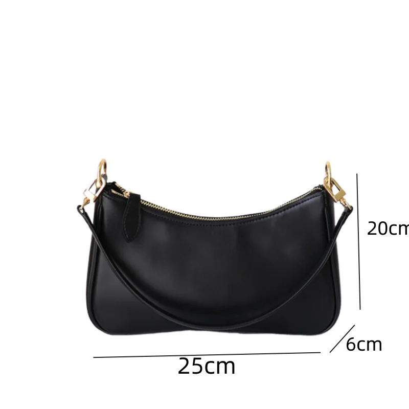 New Shoulder Bags Small Square Bag Women\'s Bags White Advanced Sense Axillary Bag Retro Fashion Leisure Versatile Crossbody Bags