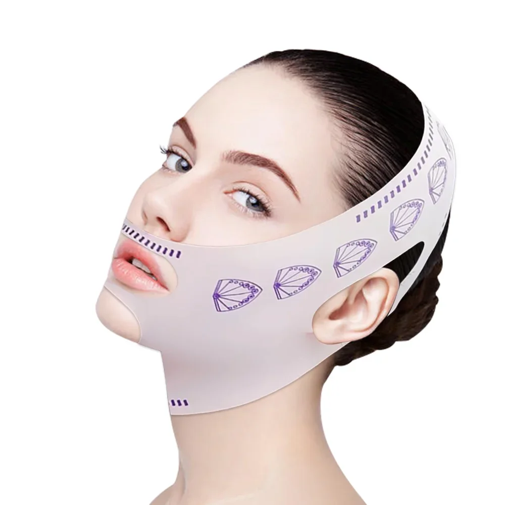 Bandage élastique amincissant pour le visage, ligne en V, façonnant le menton et les joues, ceinture de massage du visage, outils de soins de beauté pour la peau