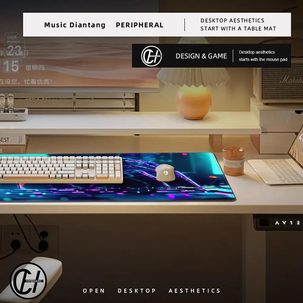 spider Mouse Pad Cute HD Desk Pad Extended Gaming Keyboard Mats Large 90x40cm XXL Gamer Mousepad