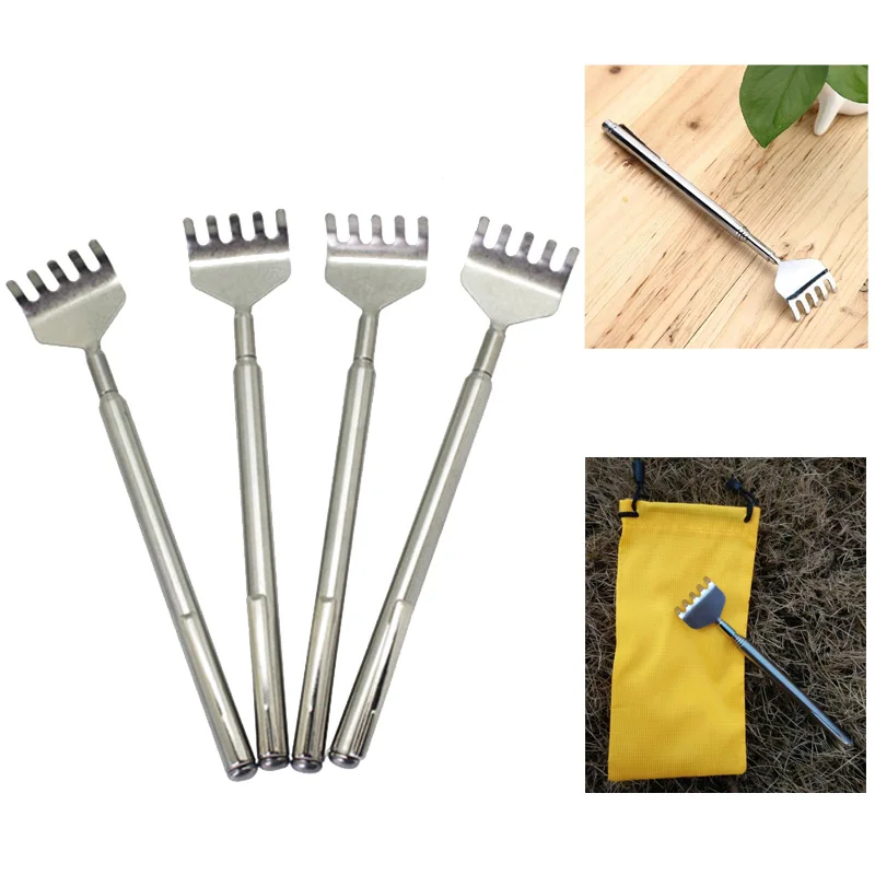 Stainless Steel Claw Massager Telescopic Extendable Handy Back Scratcher Stock 2018 Newest Latest High Quality