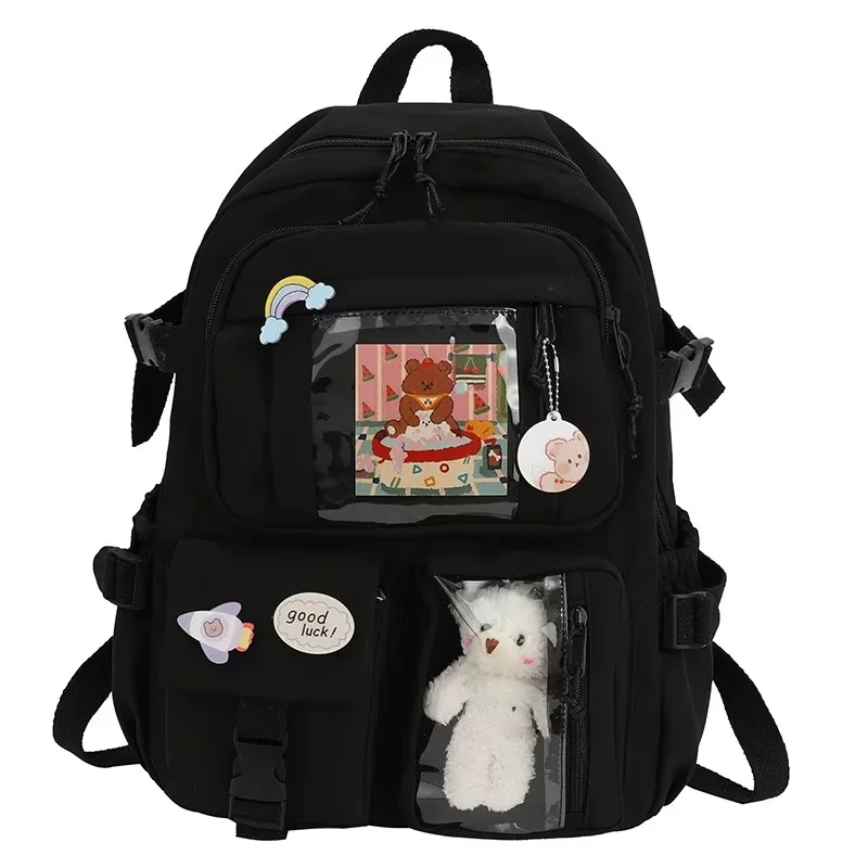 High Quality for Girls Backpack Cute School Bags for Student Teens Girls Pockets Women Laptop Backpack