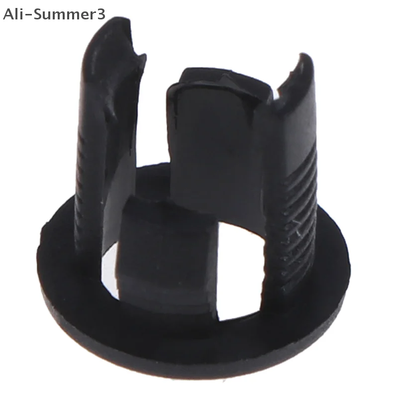 (YY)50Pcs/Pack 2025 New 3.0mm/5.0mm Plastic LED Holders Clips-Bezels Mounts Cases Housings Black Color Lamp Accessories