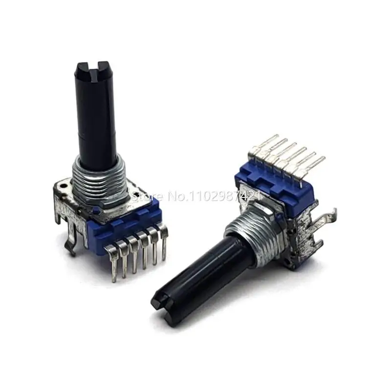 1 Piece Double 503W 50K With Midpoint Audio Power Amplifier Mixer Effect Potentiometer 6Pin Shaft Length 23MM