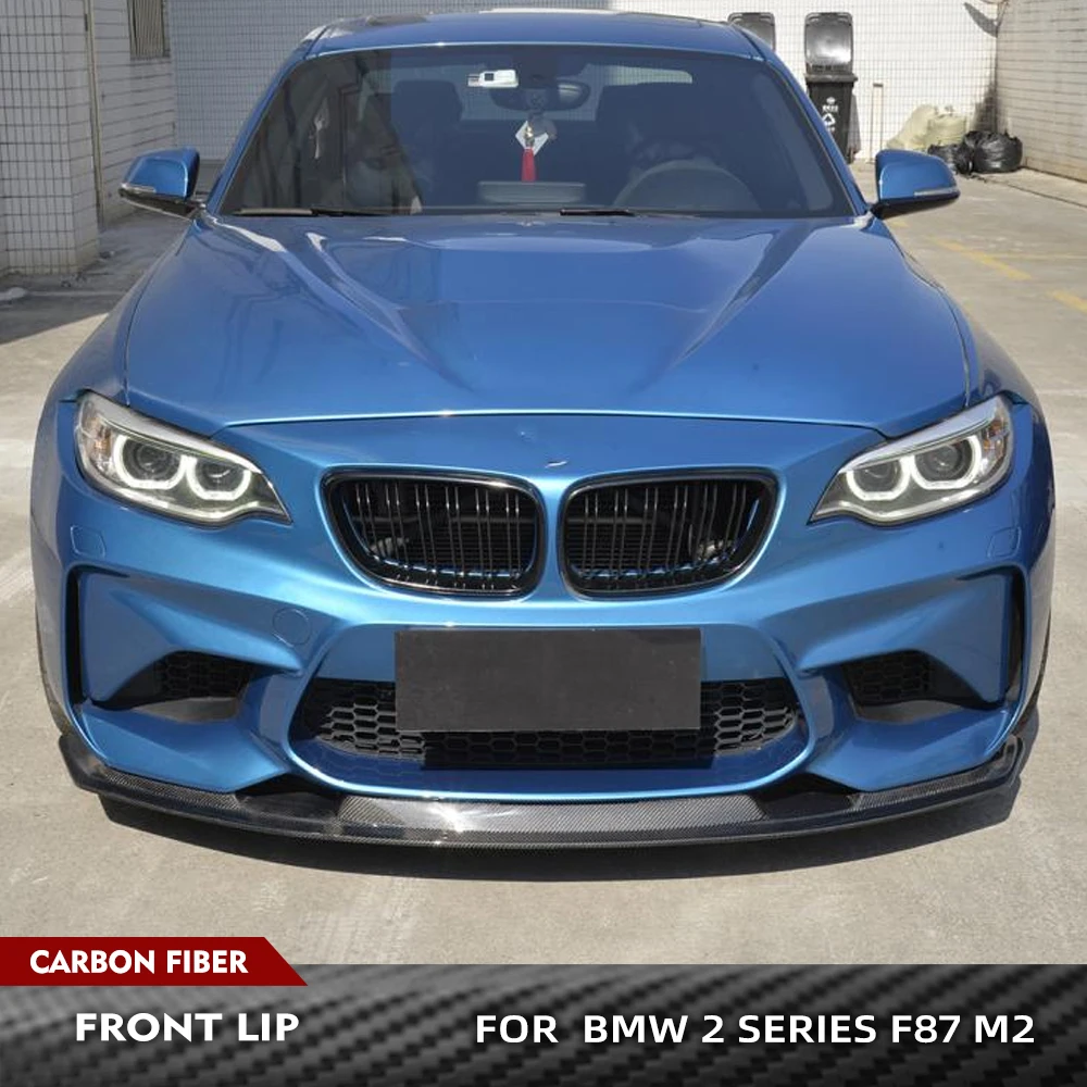 

For BMW 2 Series F87 M2 2016-2020 Carbon Fiber / FRP Car Front Bumper Lip Spoiler Splitters Apron Car Racing Front Chin Body Kit