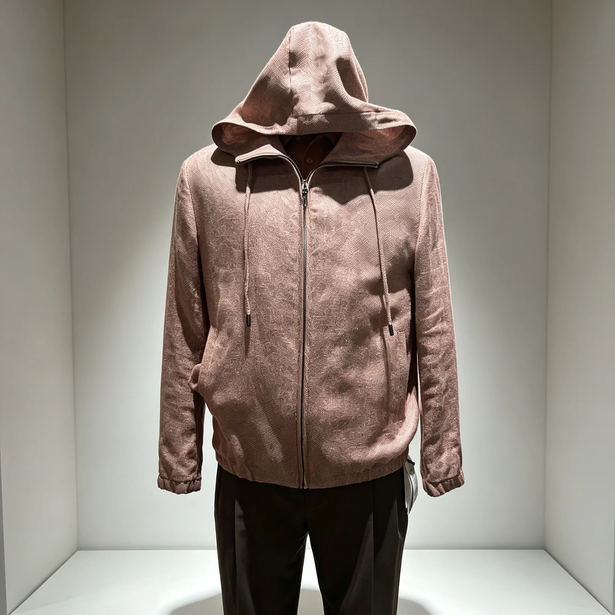 Men's Autumn New Style Casual Jacket Fabric Linen Cotton Fashion British Style Loose Fit Zipper Long Sleeve Outerwear