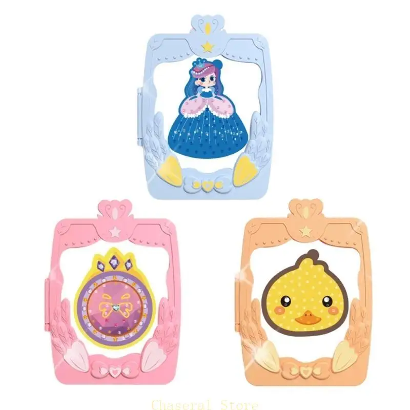 E7CE Kids Craft Craft Cloth Zestawy do malowania zabawek dla dziewcząt 3-8y DIY 3-D Fabric Rysunek Zabawne ozdoby szkolne