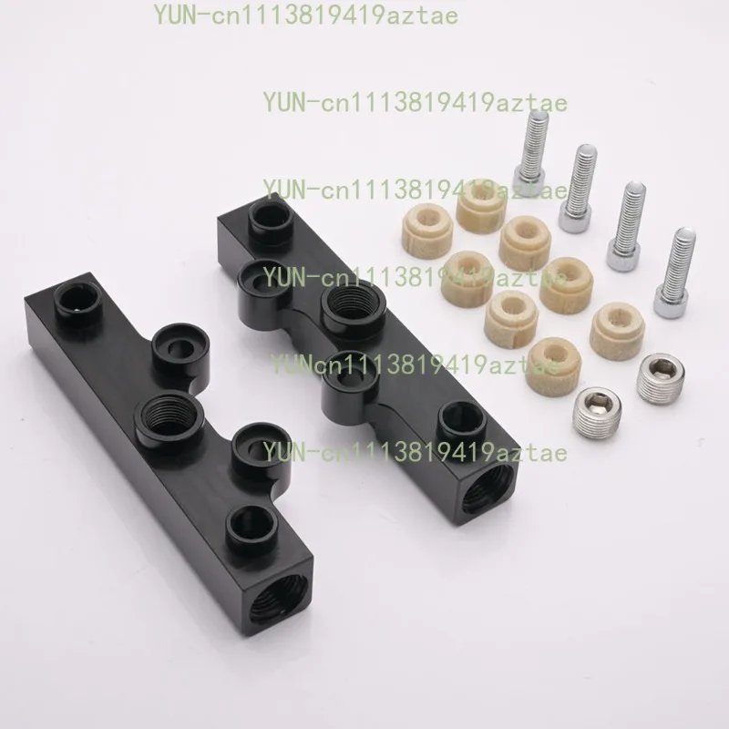 High Flow Billet Fuel Rail Kit  , Performance Upgrade Accessory for Aluminum Intake Manifold Modification
