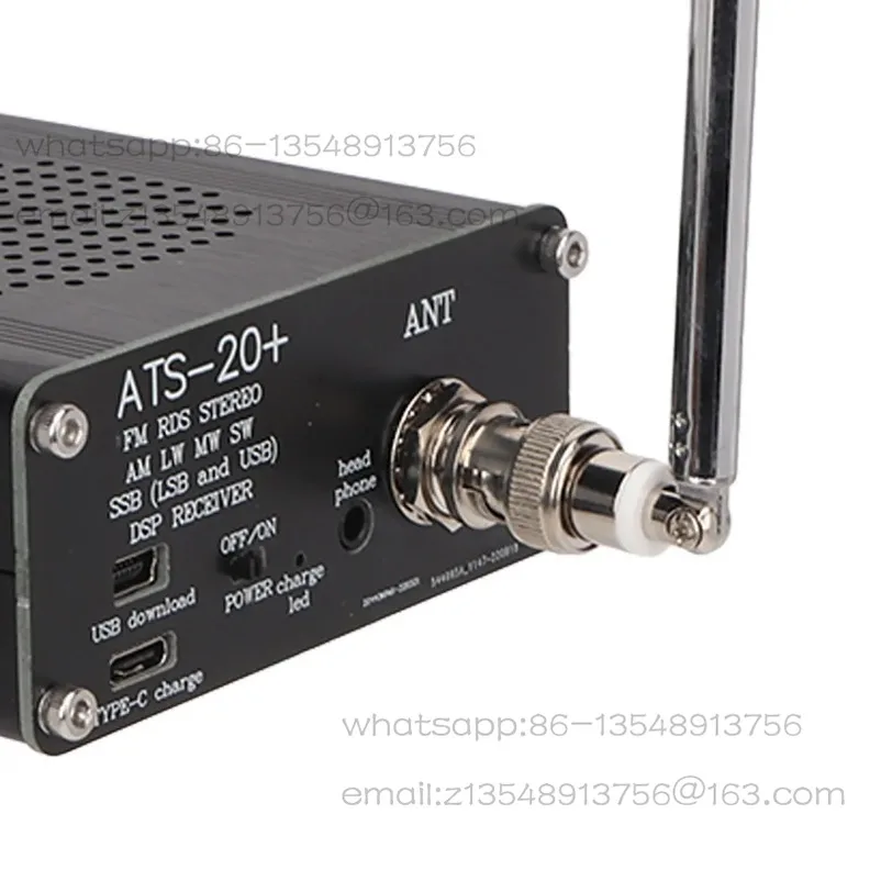 ATS 20+ Radio Receiver High Sensitivity Portable Small World Band Digital Receiver for Outdoor Camping Home