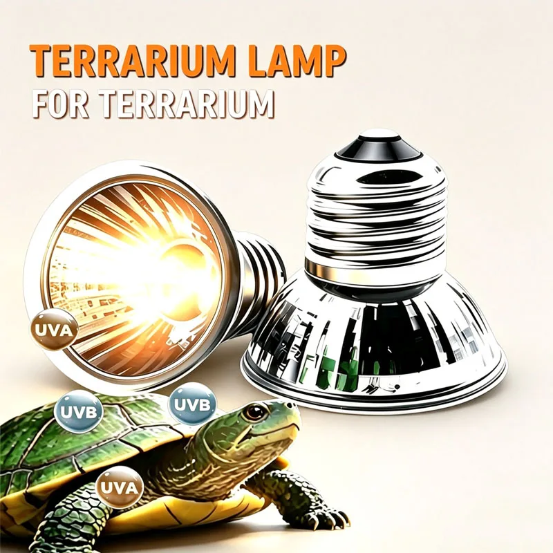 20/50/75W Wärmelampe UVA UVB Reptilien-Konstanttemperaturlampe Vollspektrum-Sonnenlampe Wärmelampe für Haustiere Hühnerstall Schildkrötenlampe – Detail 1
