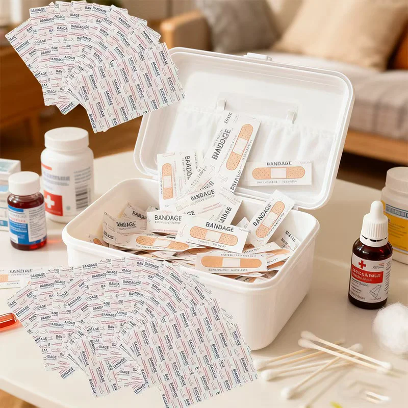 الفرقة الإيدز مقاوم للماء تنفس وسادة لاصق الجص الجرح التوازن ملصق الفرقة ضمادة إسعافات أولية الشاش الطبي #1