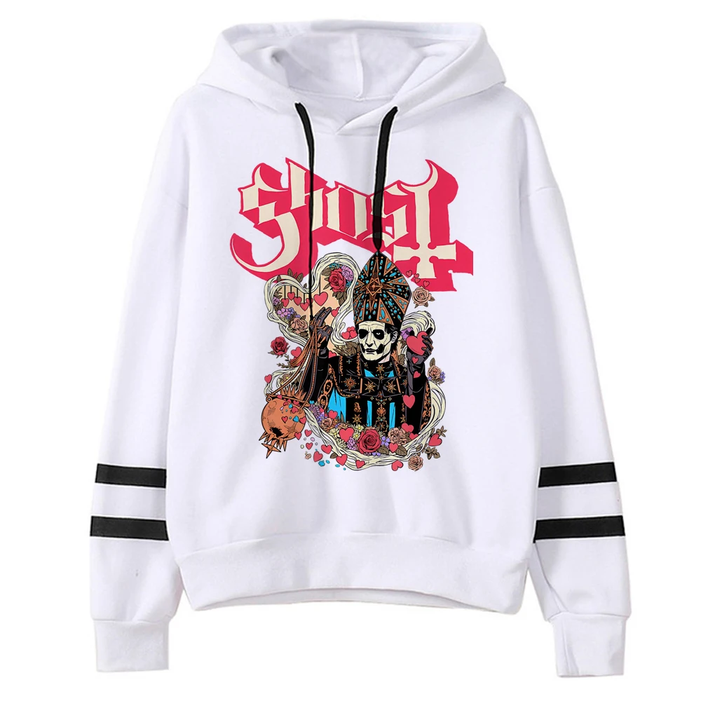 Ghost Band hoodies women gothic streetwear funny Winter  hoddies Hood female 90s sweatshirts