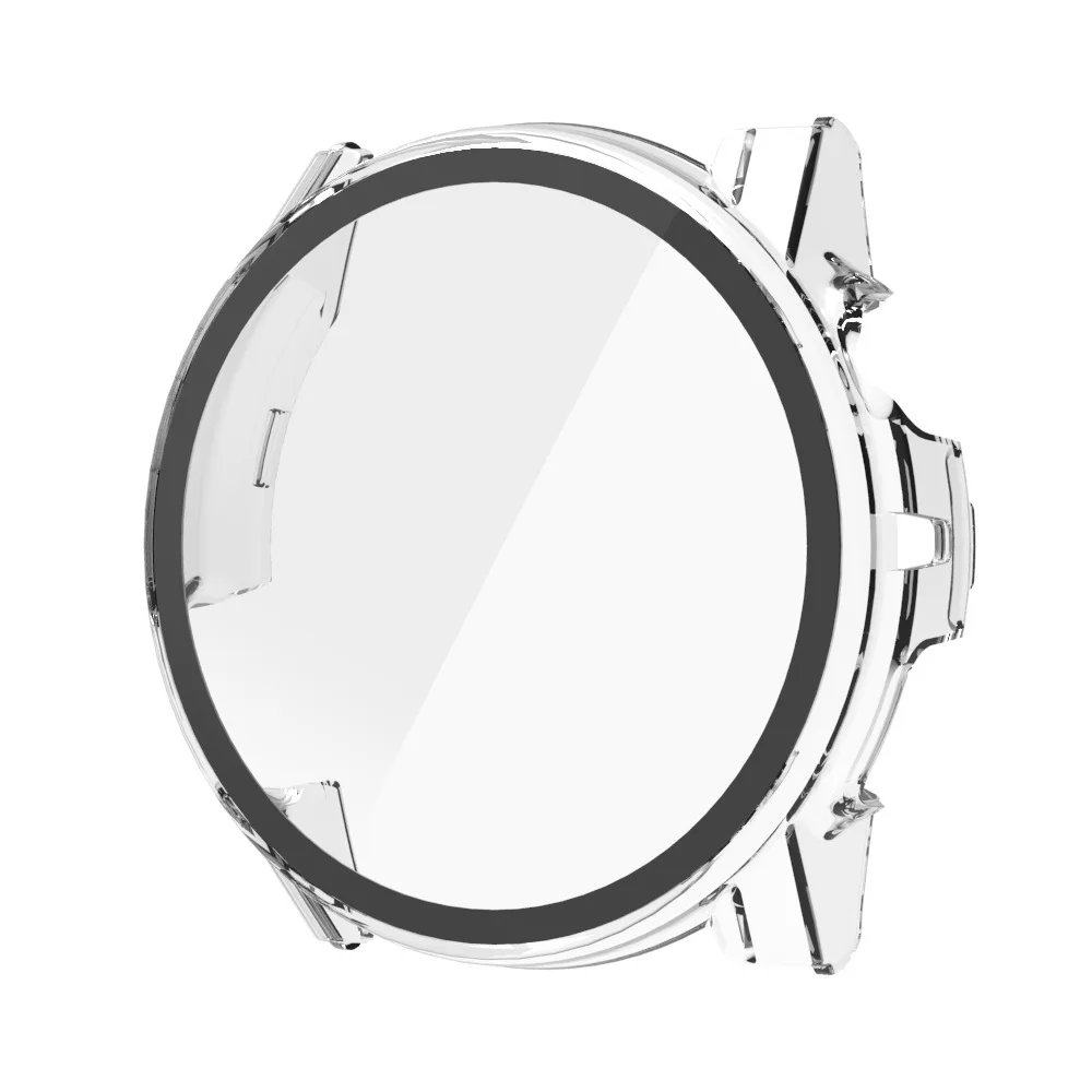 Twarda szklana folia ochronna na ekran, etui z ramką do smartwatcha Coros Pace 4/Apex 4 46mm 42mm, ochronny bumper na zegarek