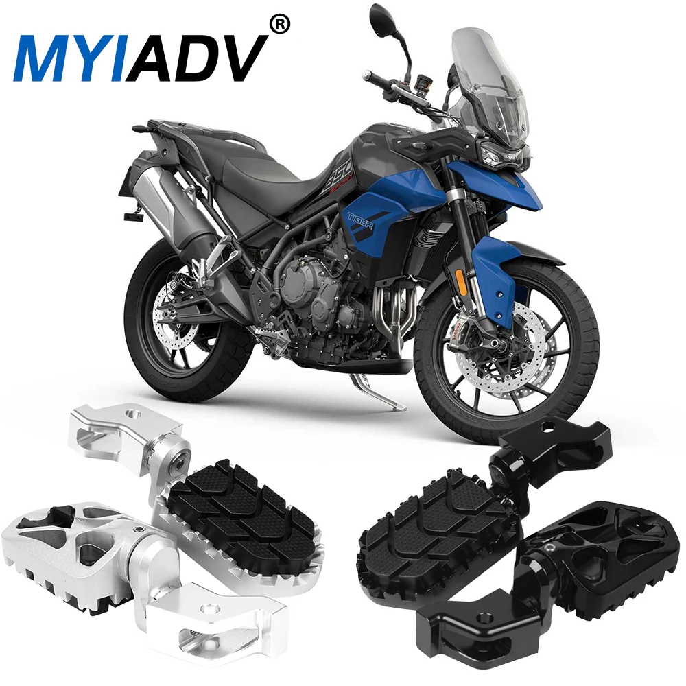 Motorcycle Footrest Footpeg Foot Peg Pedal For TIGER 850 SPORT 900GT 900 GT Rally Pro Bond Edition 1200 RALLY EXPLORER 2020-2024