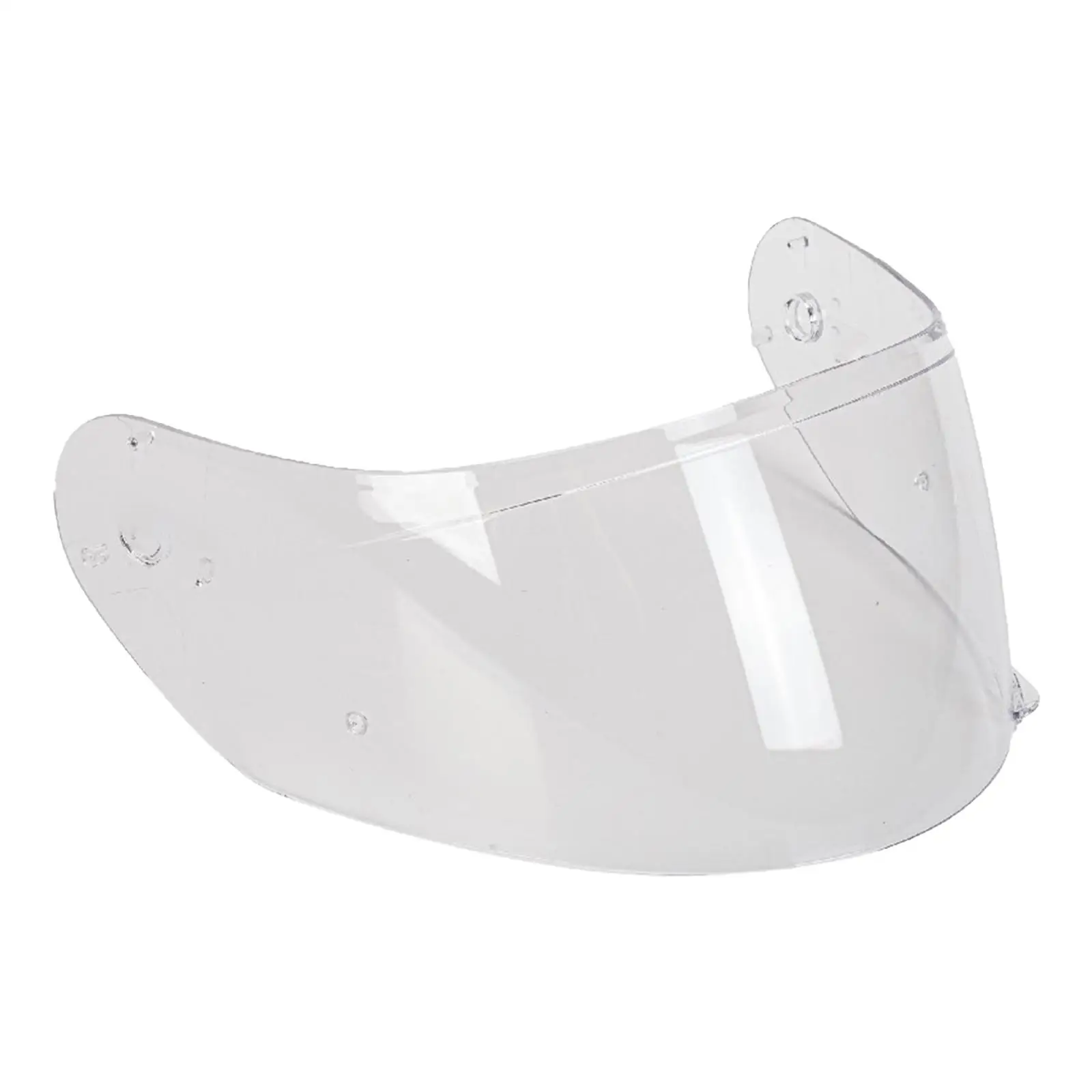 Transparent Anti Scratch Motorbike Helmet Lens Wind Shield Flip Up Visor Replacement Easy Install for Full Face Helmet