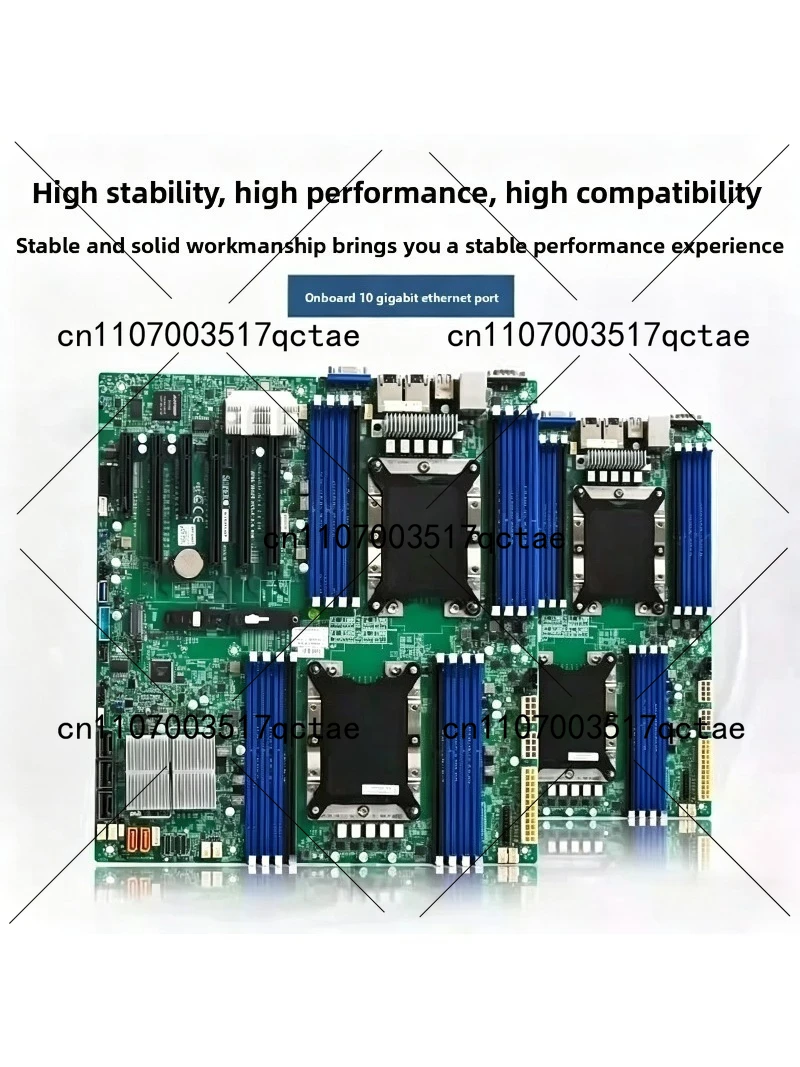 X11SDV-4C-TLN2F, D-2123IT quad-core NAS server motherboard, dual 10 Gigabit ports view 4