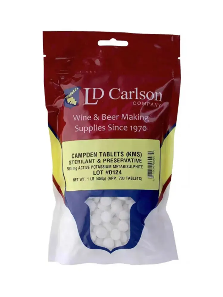 10 Tablets Aluminum Bag Use to Pack Wine Brewing Water Cleaning for Beer