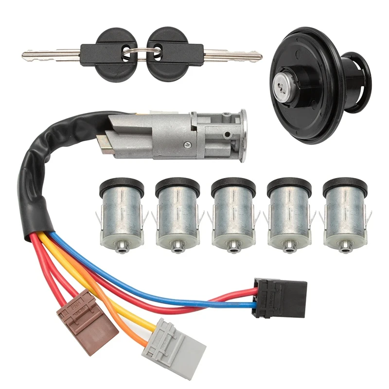 

Lock Set Ignition Switch Kit 4162F4 4162L9 4162S1 4162-S1 for Citroen Jumpy Peugeot Expert Fiat Scudo Door Lock Barrels