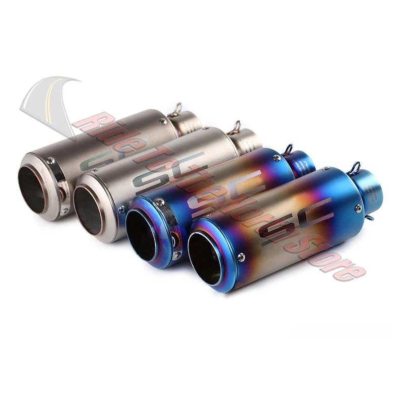 SC Exhaust Muffler Escape With DB Killer For Kawasaki Yamaha Honda Suzuki Bmw Ktm GP Project Racing Tail Pipe 51 60mm Universal