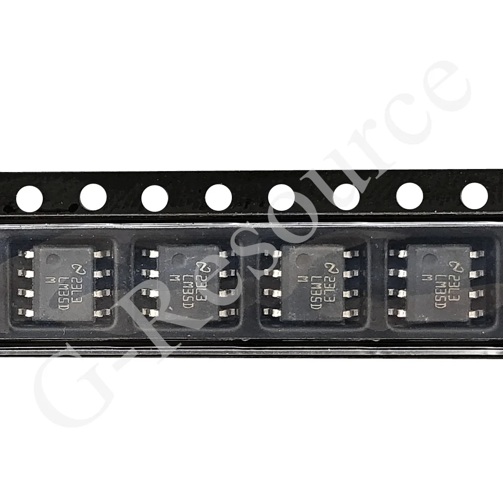 (10pcs) LM35DM LM35D LM35 Temperature Sensor Chip SOP-8 Package