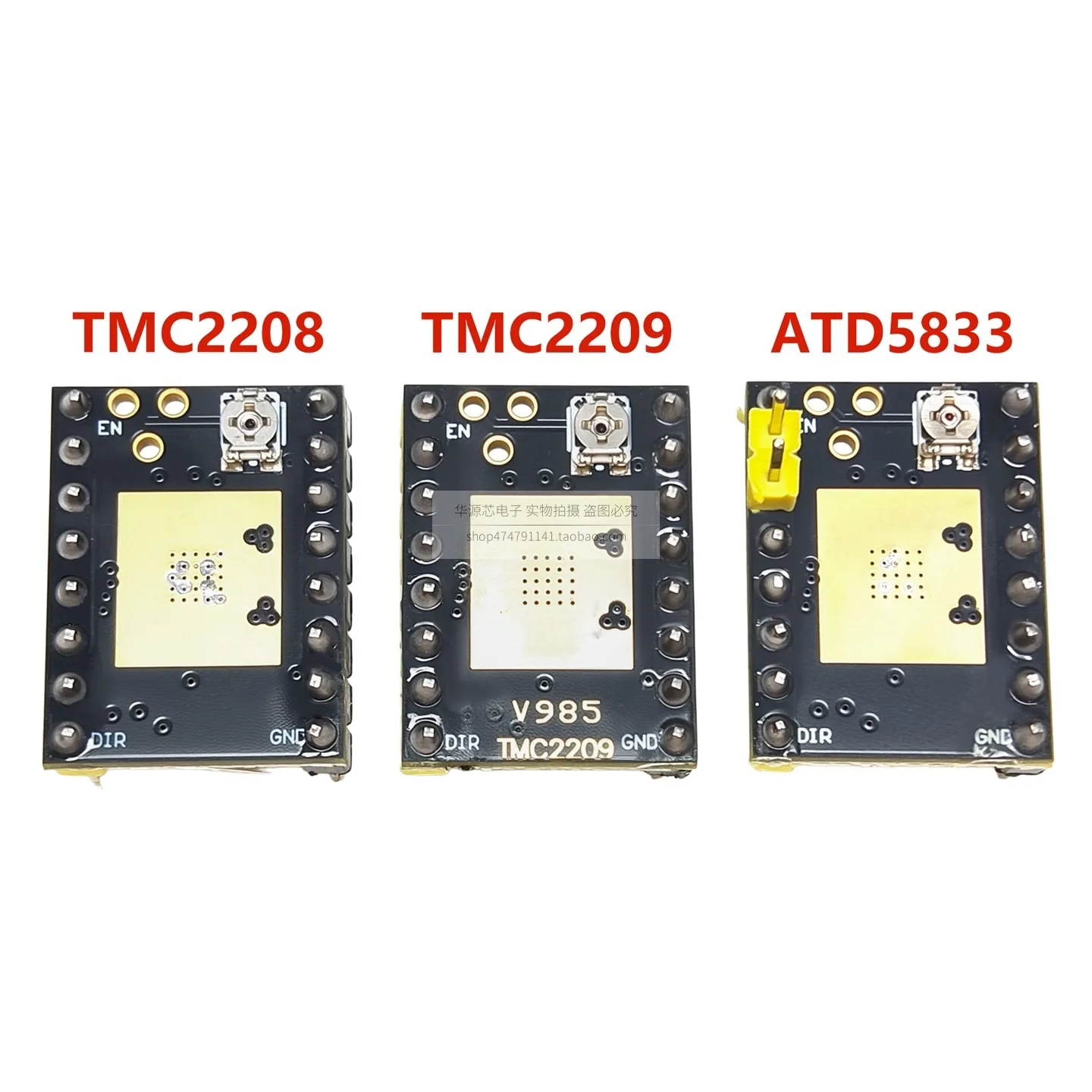 TMC2209 TMC2208 ATD5833 Silent Stepper Motor Driver Module with Heat Sink For 3D Printer CNC DIY Makers
