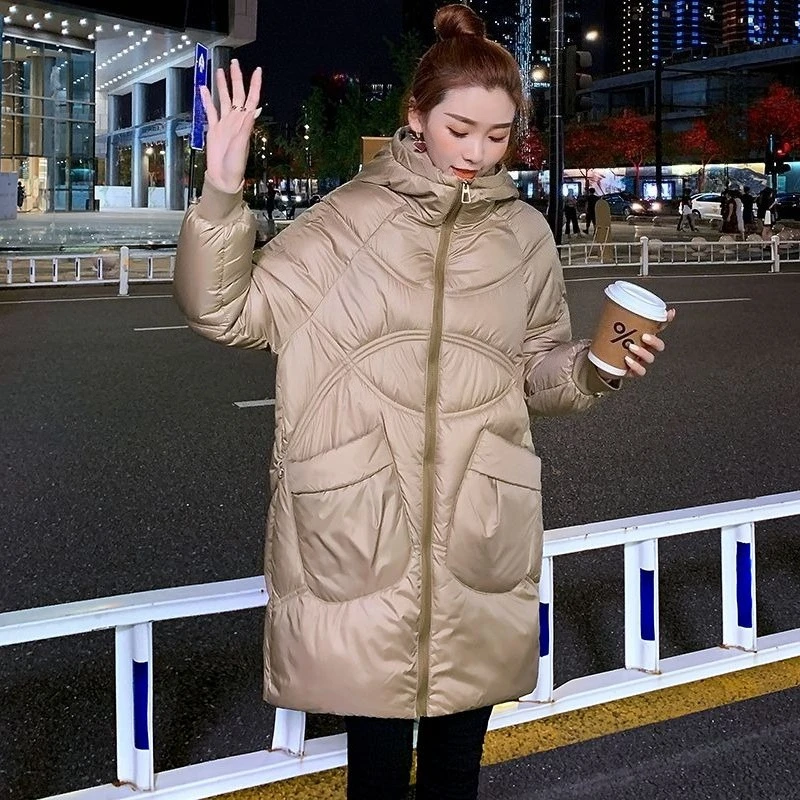 

2025 New Release Women's Cotton Coat Mid Length Winter Jacket Stylish Design Hot Selling Clothes