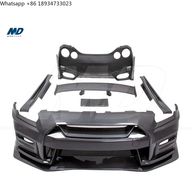 2017 Ver Nismo Style Meia Fibra de Carbono Body Kits para 2008-2016 Nissan Gtr R35