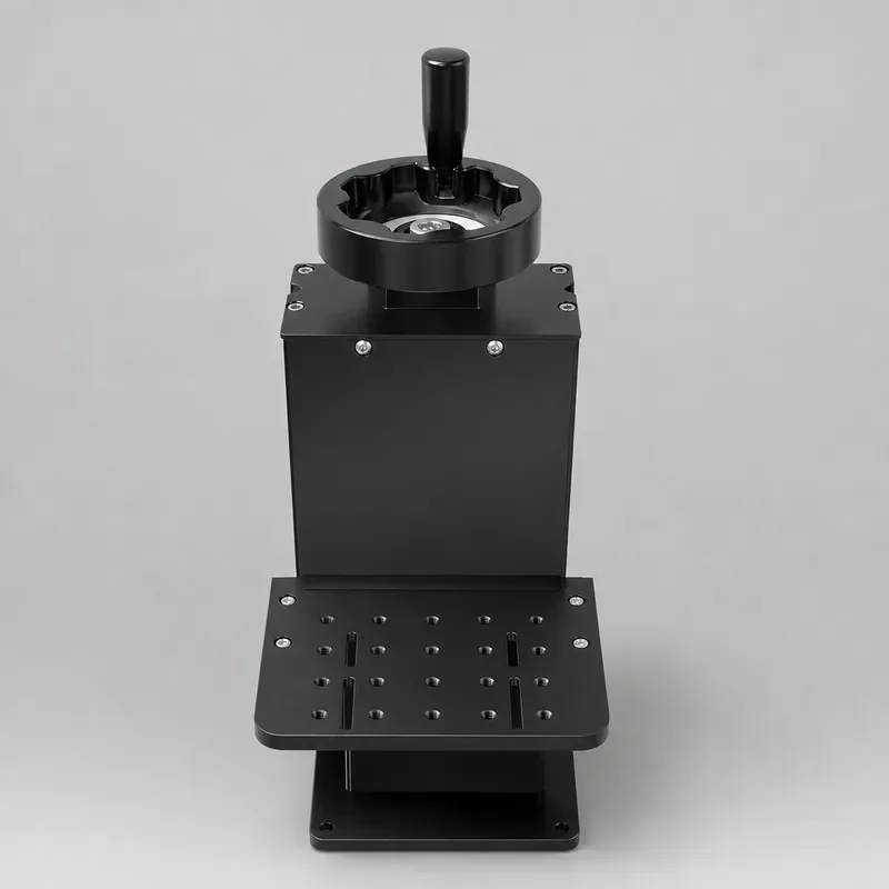 Optical Experiment Lift Platform Aluminum Alloy T-Type Screw Manual Elevator Z Axis Scroll Sliding Table 200 300 500MM