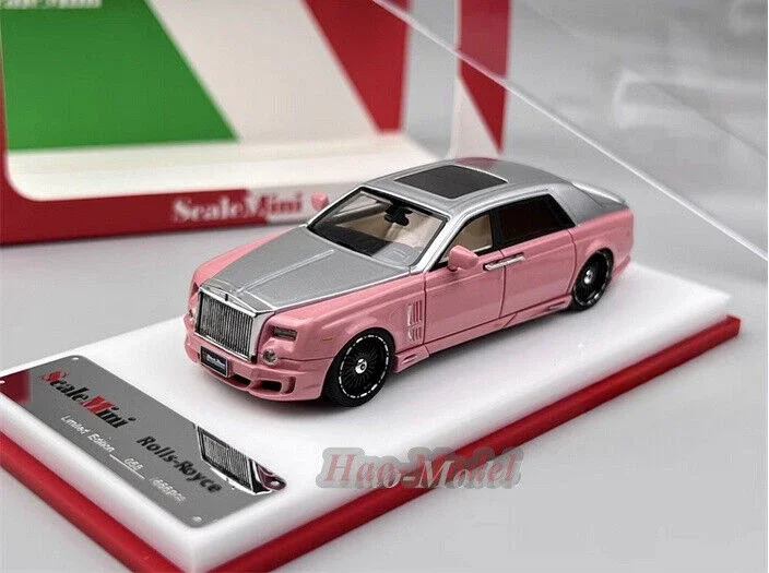 

ScaleMini 1:64 для Rolls-Royce Phantom WALD, модель автомобиля из смолы, литые под давлением игрушки, подарки на день рождения для мальчиков, хобби, дисплей, имитация украшений