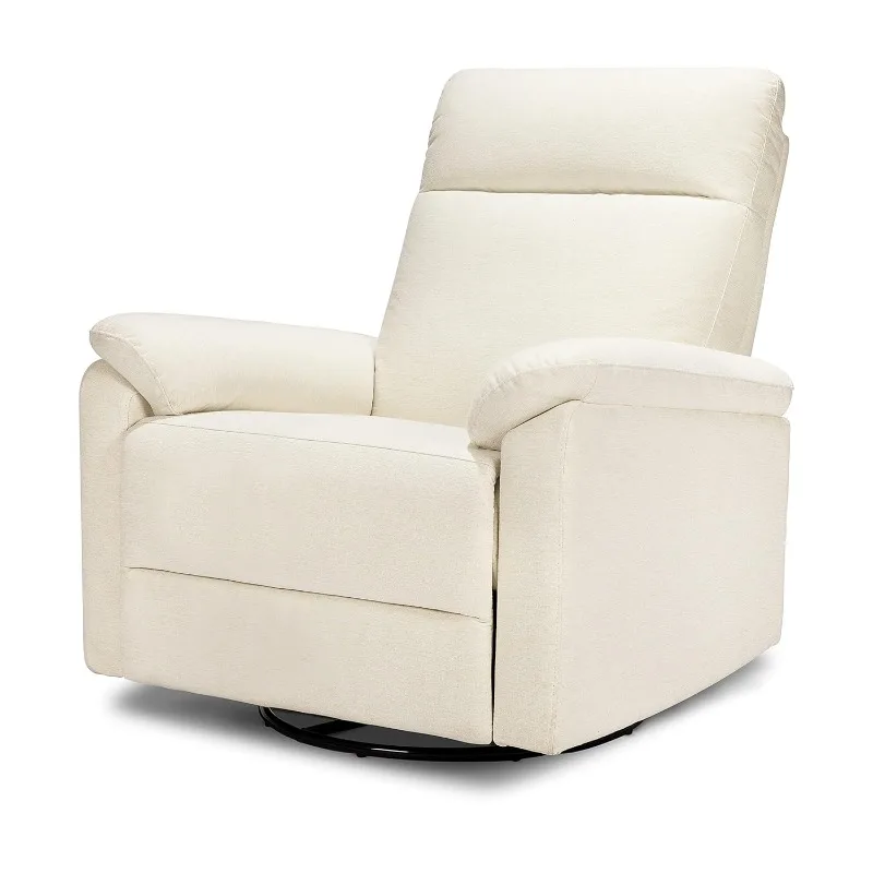 

Kid Swivel Recliner ,Plush Leg Rest and High Back Allow for Ultimate Comfort,36"D x 34"W x 40.5"H,Vanilla,Hold up to 300 Pounds