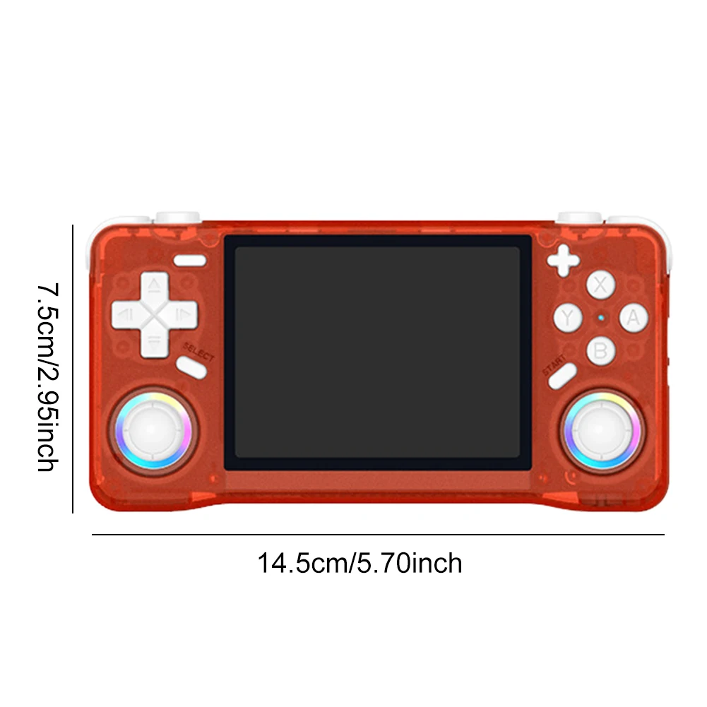 Retro draagbare gameconsole 3,5-inch IPS-scherm Mini-videospeler 4000mAh ​   Draagbare Wifi Pocket Game Player Cadeau voor kinderen