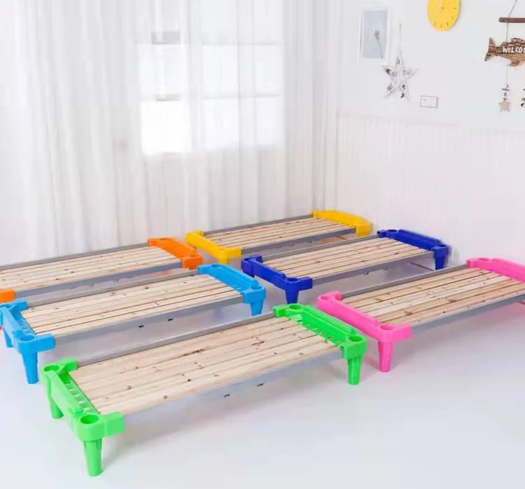 Children Kids Used Bunk Bed for Kids Chit Beds Babe Furniture Double Korean White Wood Box Style school furniture