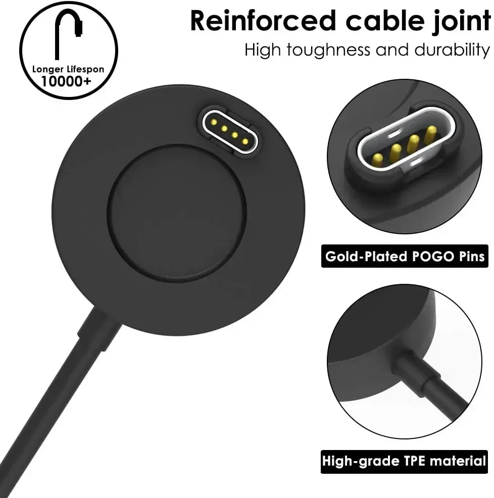Dock Charger USB Charging Cable Cord For Garmin Fenix 8 7 7x 5/5S/5X Plus 6/6S/6X Pro Sapphire Venu