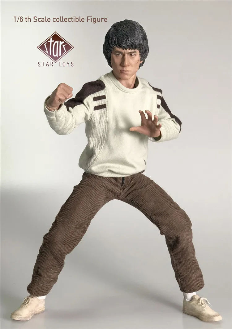 STAR TOYS-Figuras de Ação Soldado Masculino, Jackie Chan, Conjunto Completo, 12 '', 12'', Modelo em Estoque, STT-001, 1:6