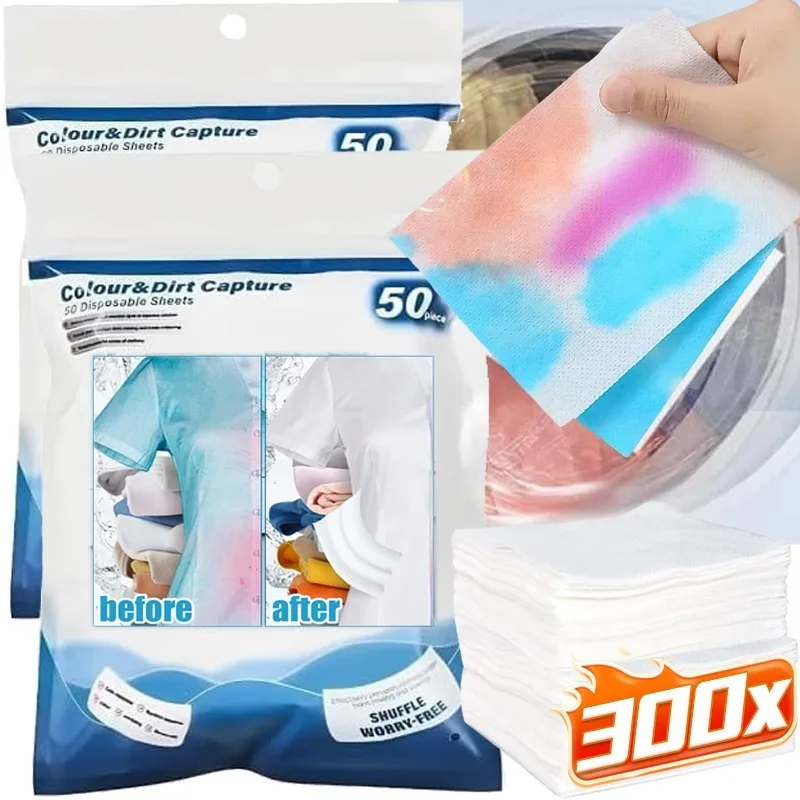 

Washing Machine Color Absorption Sheet Dyeing Proof Laundry Sheet Anti Stain Laundry Washing Sheets Tablet Color Catcher Cloth