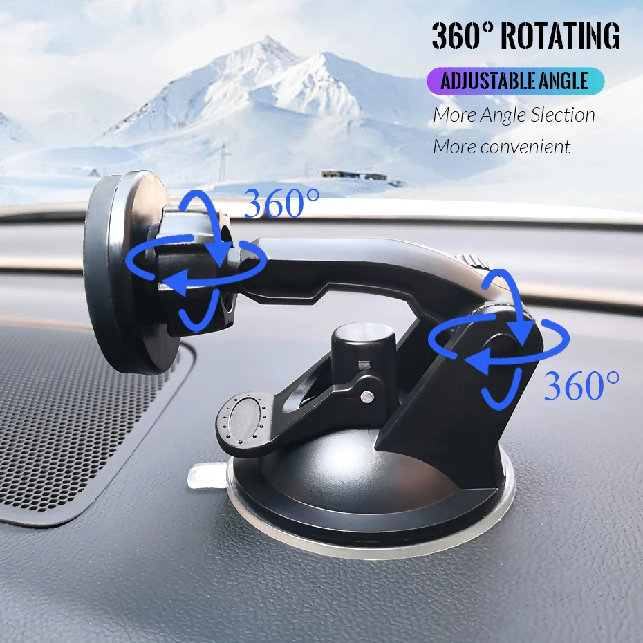 Car Phone Holder For iPhone 14 13 12 360 Degree Rotation In Car Magnetic Holder For Samsung Xiaomi Universal Magnet GPS Suporte