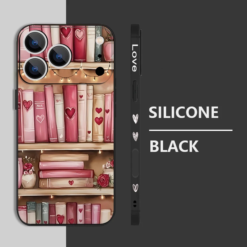 Little Hearts Pattern Phone Case For iPhone 17 Pro Max 17e 16 15 14 13 Pro Max 16 Pro 16e 11 Shockproof Soft Silicone Back Cover view 3