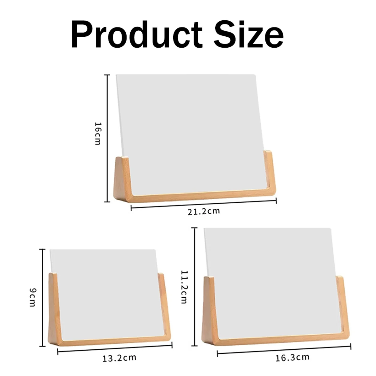 New Sublimation Photo Frames Blanks Heat Transfer Picture Frames with Wood Base Photo Prints for Heat Press Printing L