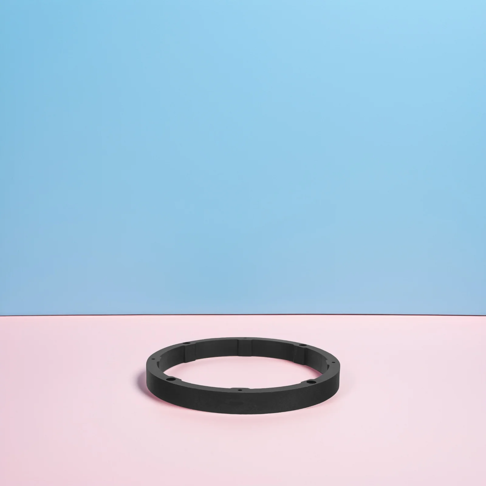 سيارة مكبر صوت الوسادة 6.5 بوصة البلاستيك فاصل خواتم الأسود تصاعد محول العالمي صالح الباب مكبرات الصوت جودة الصوت الرنين