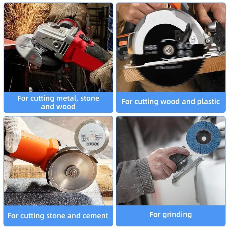 Pack of 13 Cutting Discs, Angle Grinder Discs for 10 mm Bore, Angle Grinder Discs for Cutting Metal, Stone, Wood,Plastic [Y33A]