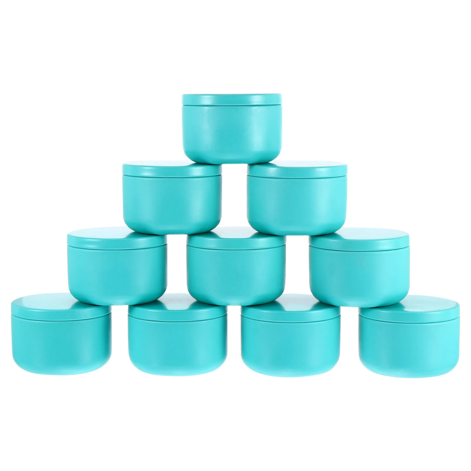 

12 Pcs Containers Essential Oil Jar Bulk Candles Making Tins Empty for Blue Cans