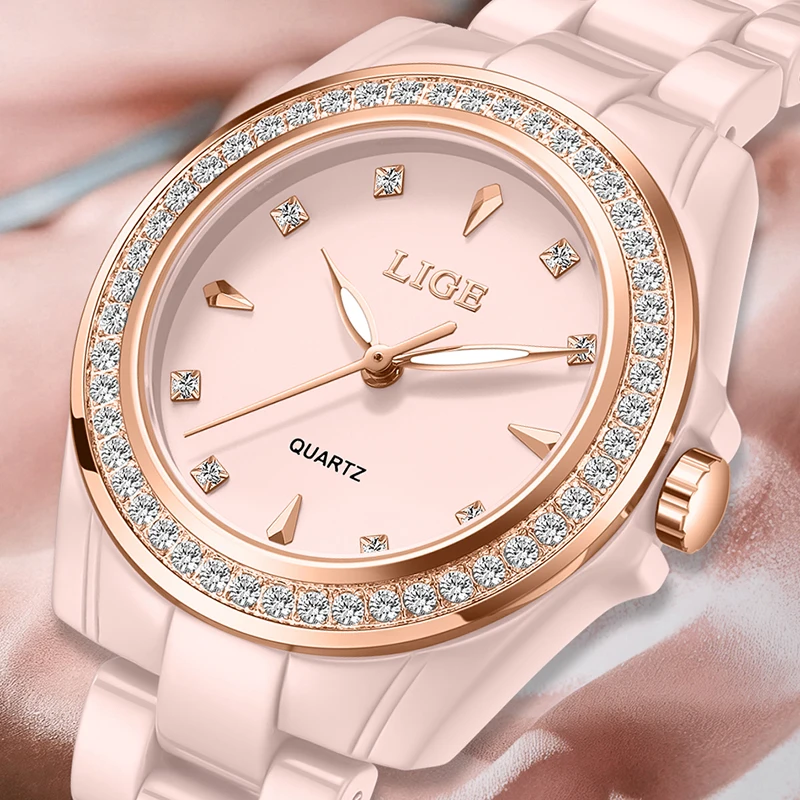 LIGE 2026 TOP Women's wristwatch Luxury Women's Watch Quartz vintage watches Date Display Fashion Casual Clock Relogio Feminino