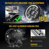 CO LIGHT 오토바이 LED 원형 오프로드 작업등, 운전 조명, 오토바이 SUV ATV 트럭 보트용 보조 조명, 12V, 5 인치 5