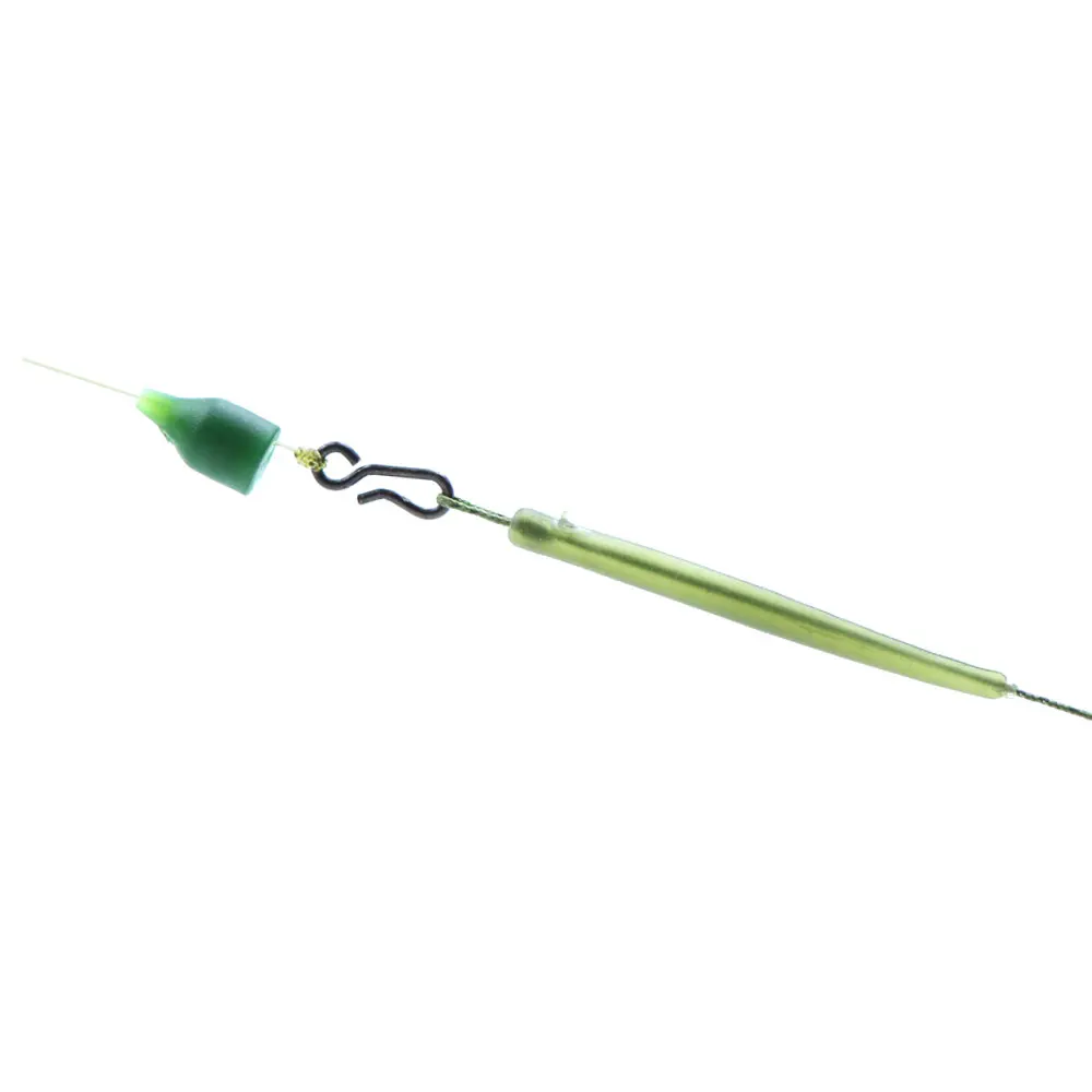 Anillo cambio rápido y giratorios con cuentas Turbo para pesca de carpa