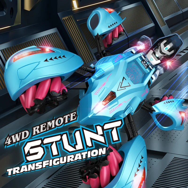 13CH RC Stunt รถ 4WD การเปลี่ยนรูปหุ่นยนต์รถ Gesture Sensing 360 หมุน Off-Road Drift Racing รถเพลงเด็กของขวัญ