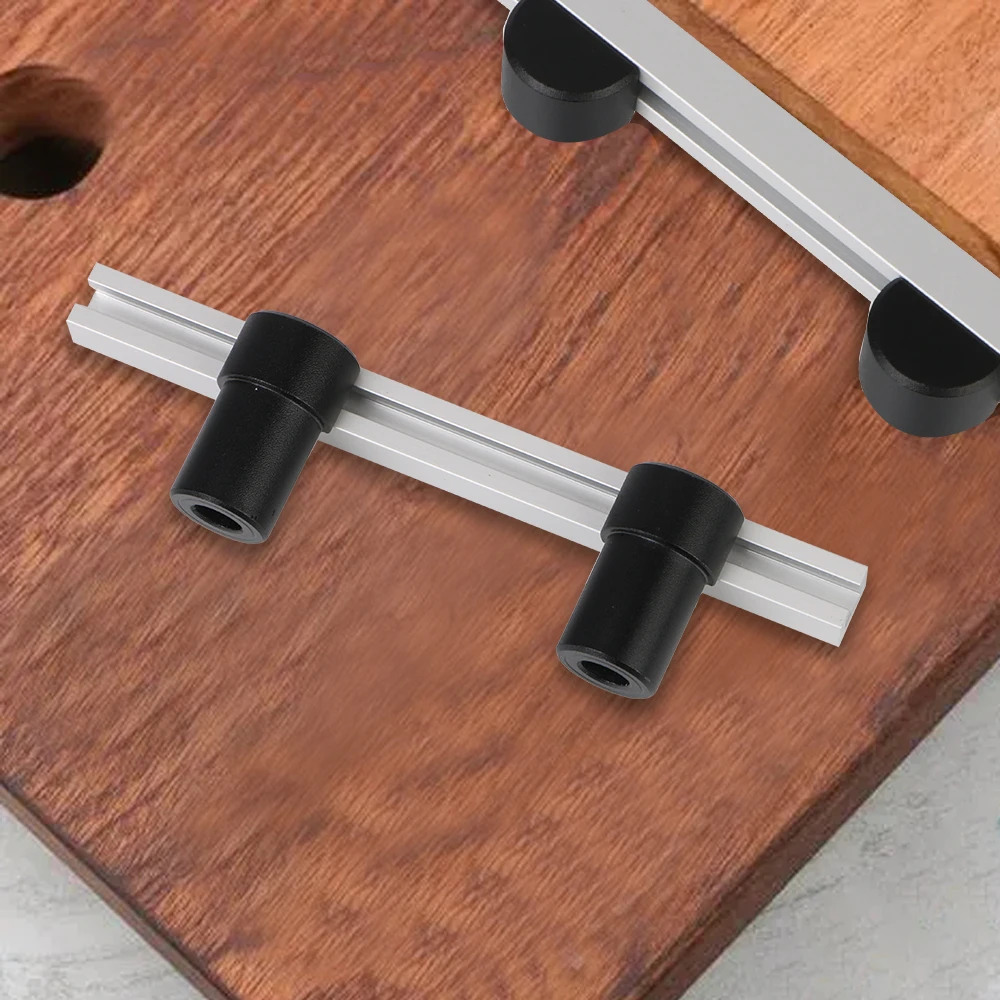 2 sztuk tabeli strugania Stop ławka psy zacisk do t-track obróbki drewna DIY tabeli zacisk mocujący ławka strugania przystanek przegrody