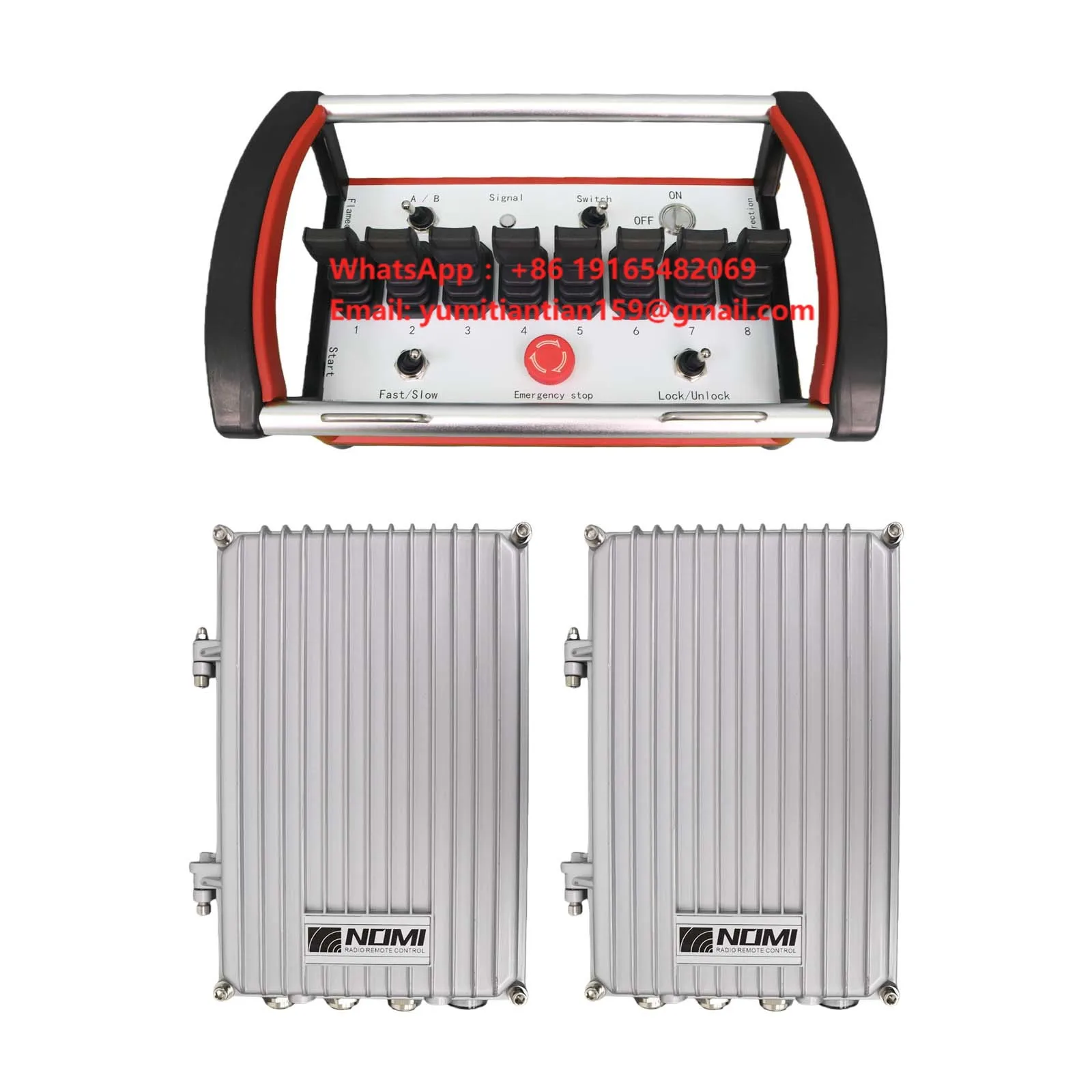 Ready to Ship Hydraulic Proportional Wireless Remote Control 2.4G 8CH with Transmitter Receiver for Truck Crane CE IP67