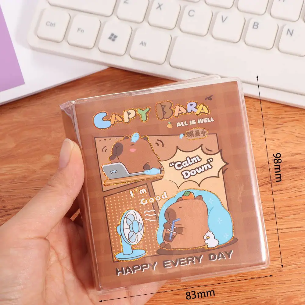 To Do List Cute Capybara Notebook Kawaii Portable Small Notepad Diary Cartoon Square Writing Pad Office