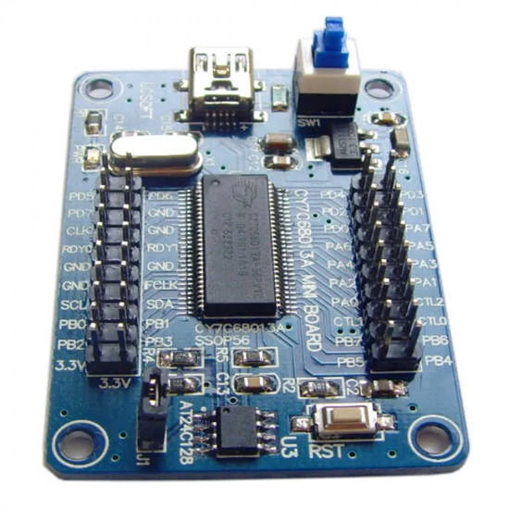 EZ-USB FX2LP CY7C68013A USB Core Board Development Board CY7C68013A-56 Chip EEPROM Firmware