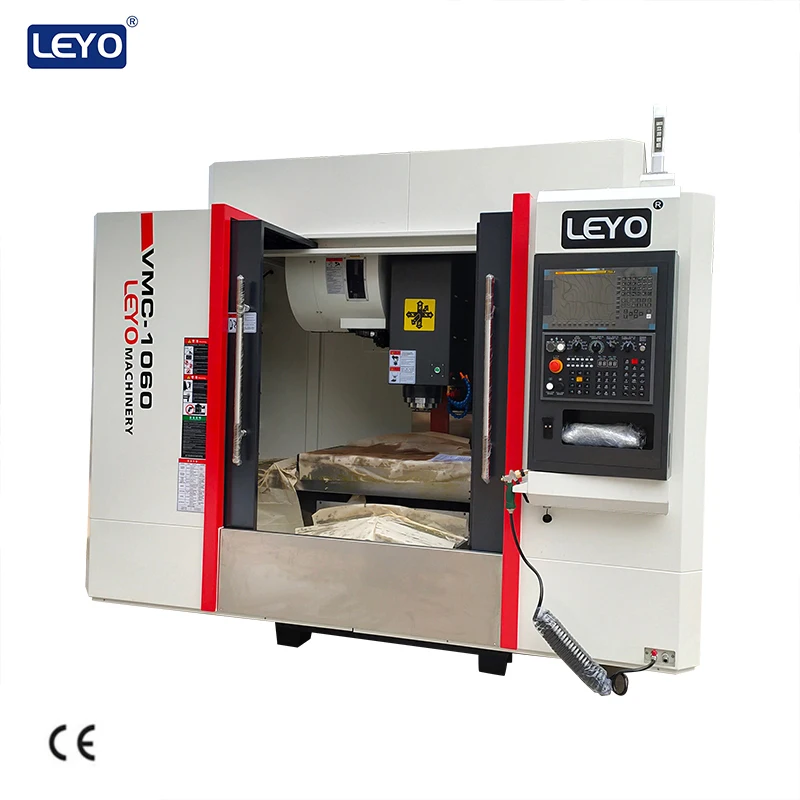 LEYO Vmc1060/1160/1165 Chinese Manufacturer 3-Axis 4-Axis 5-Axis Steel Cutting And Milg Hine Vmc Cnc Hining Center