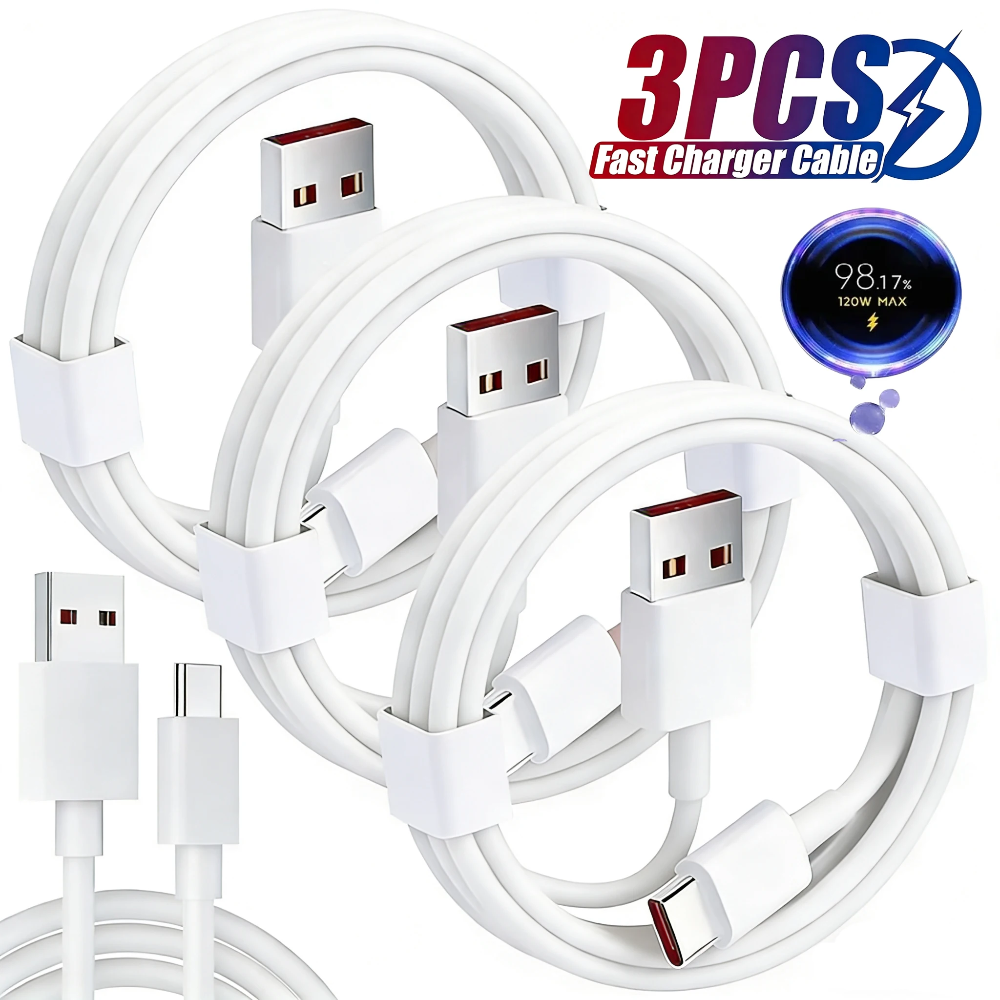 

120W USB C Type fast charging cable for Xiaomi 15 14 Mix Flip Fold3 Redmi 15 C A3x Note 14 13 Pro Poco M8 Pro F8 C85 M7 wire 6A